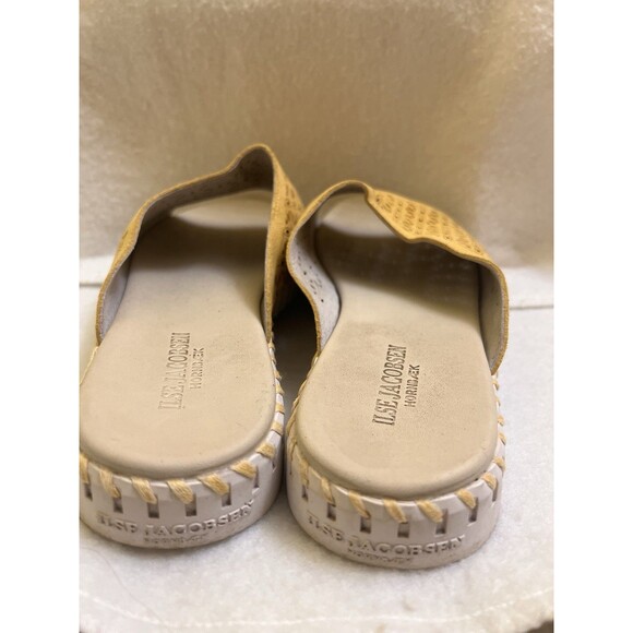 Ilse Jacobsen Hornbeak  Mustard Sandal Lazer Cut Floral EU 41 - Picture 5 of 6